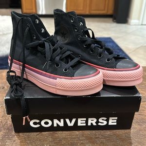 Converse High-Top Platform “OPI” Edition Size 6.5 US Women